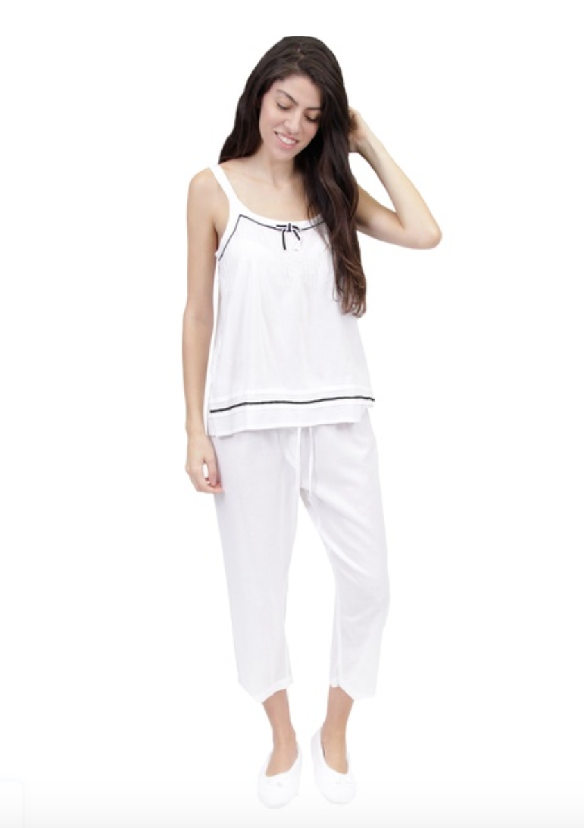 Cotton camisole pyjama discount set