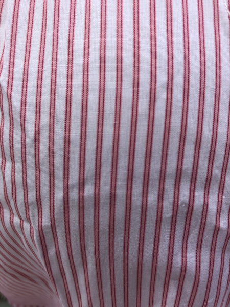Long Sleeve Classic Pajama Set - Red Stripe Cotton