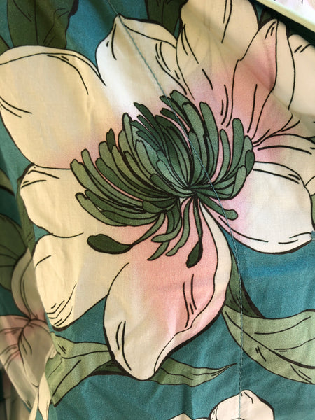 Long Sleeve Classic Pajama Set - Magnolia Large Floral Pattern