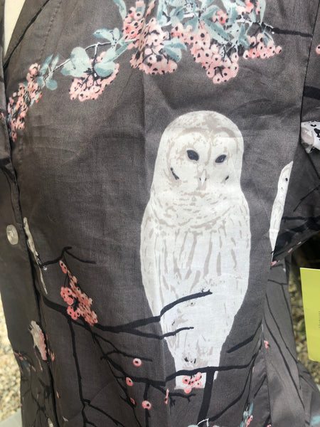 Capri Pajama Set - Owl & Friends Print