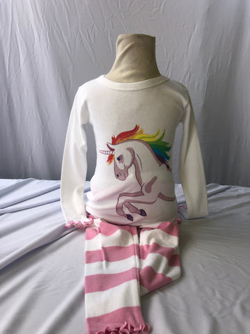 Girls Snug Fit Pajama Set - Unicorn