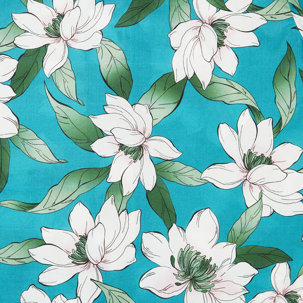 Capri Pajama Set - Magnolia Floral Print