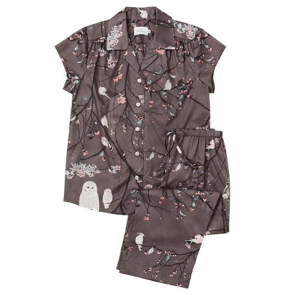 Capri Pajama Set - Owl & Friends Print