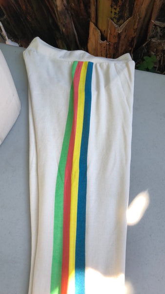 Ivory Rainbow Women's Fleece Sweatshirt / Sweatpant