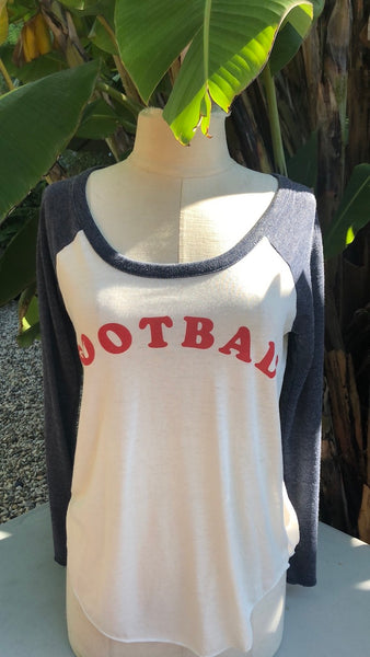 Women's Football Athletic Tee