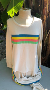 Ivory Rainbow Women's Fleece Sweatshirt / Sweatpant