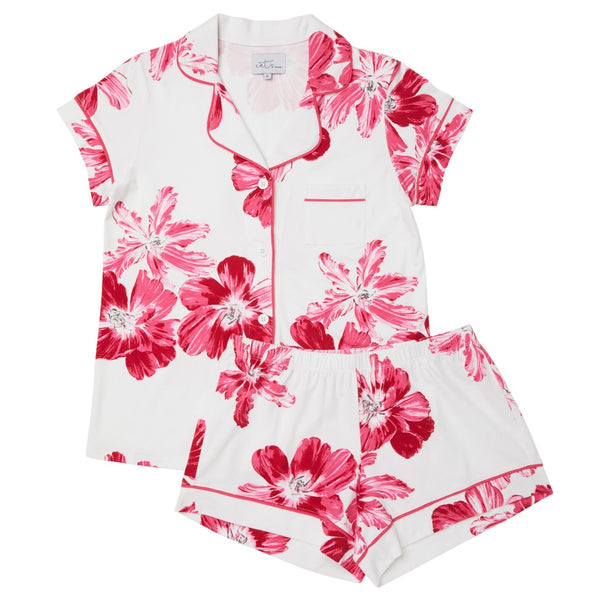 Pajama Short Set - Pink Bora Bora