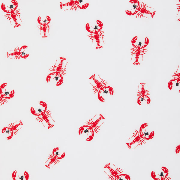 Long Sleeve Classic Pajama Set - Lobster Print