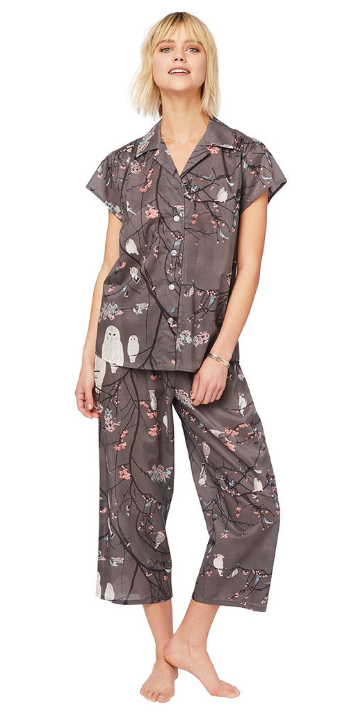 Capri Pajama Set - Owl & Friends Print – Kiki Bean