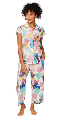 Capri Pajama Set - Seychelle Print