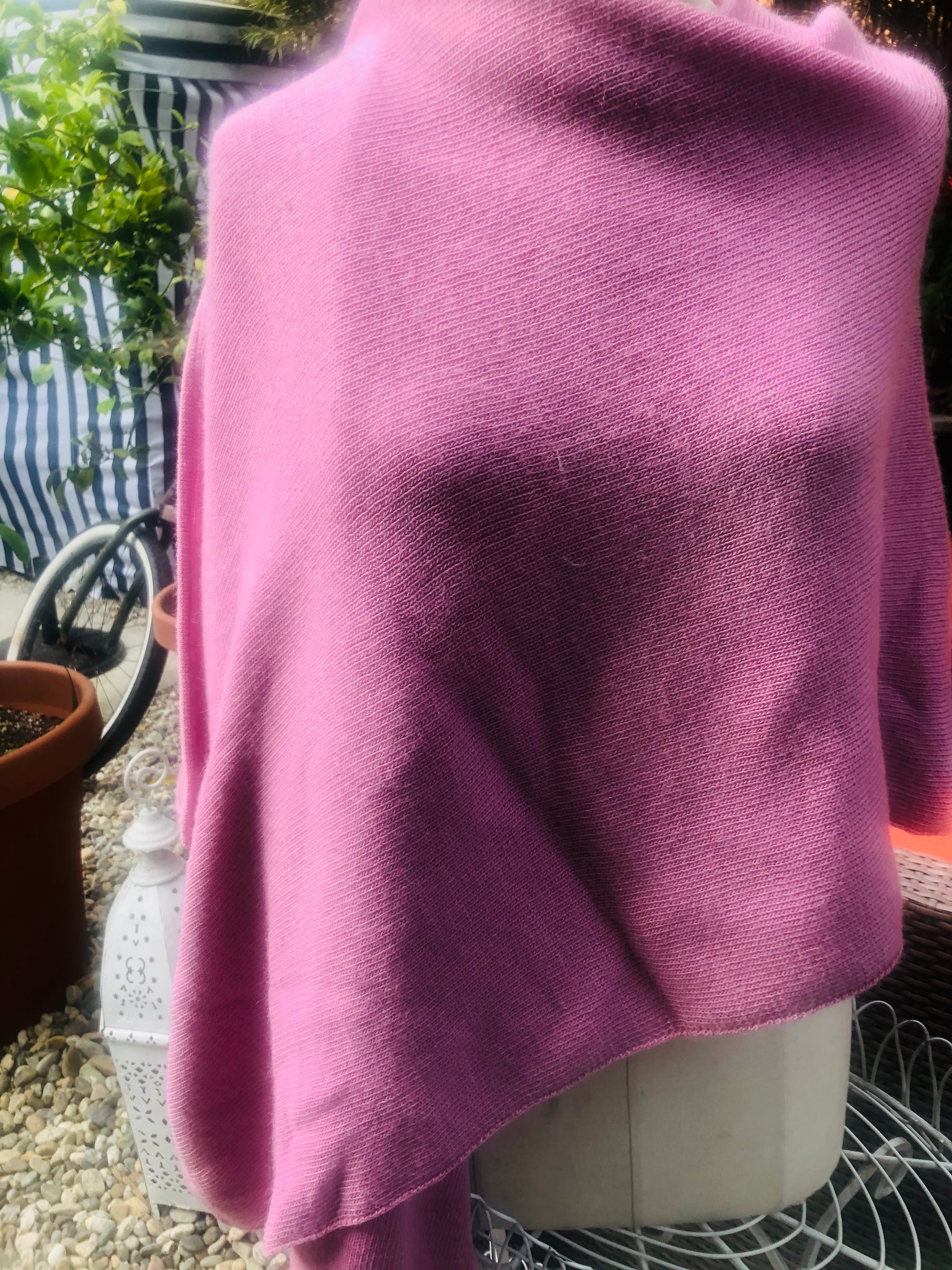 Mauve Alpaca Cape