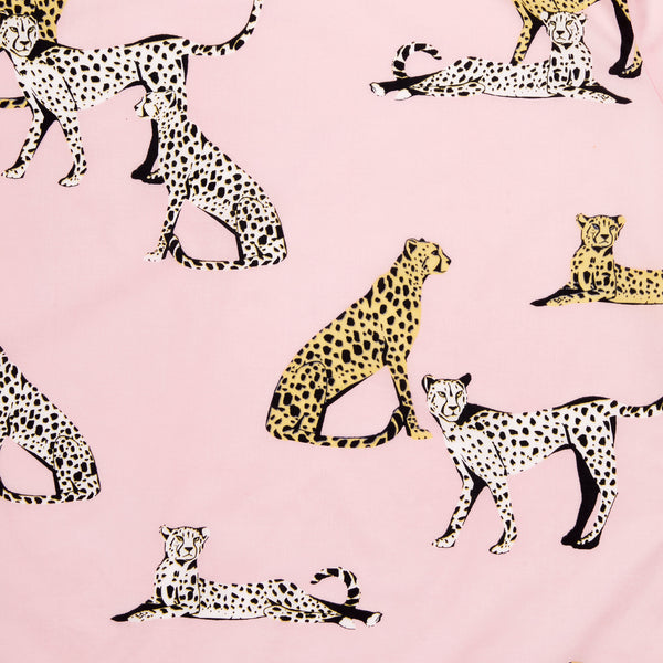 Capri Pajama Set - Jaguars on Pink