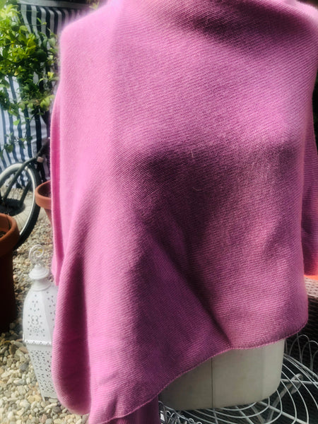 Mauve Alpaca Cape