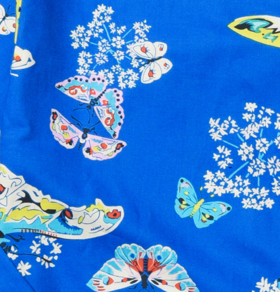 Long Sleeve Pajama Set - Butterflies are Blue Print
