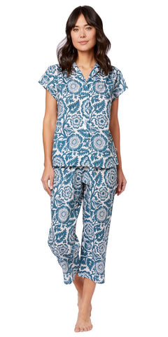 Capri Pajama Set - Kona Voile Print